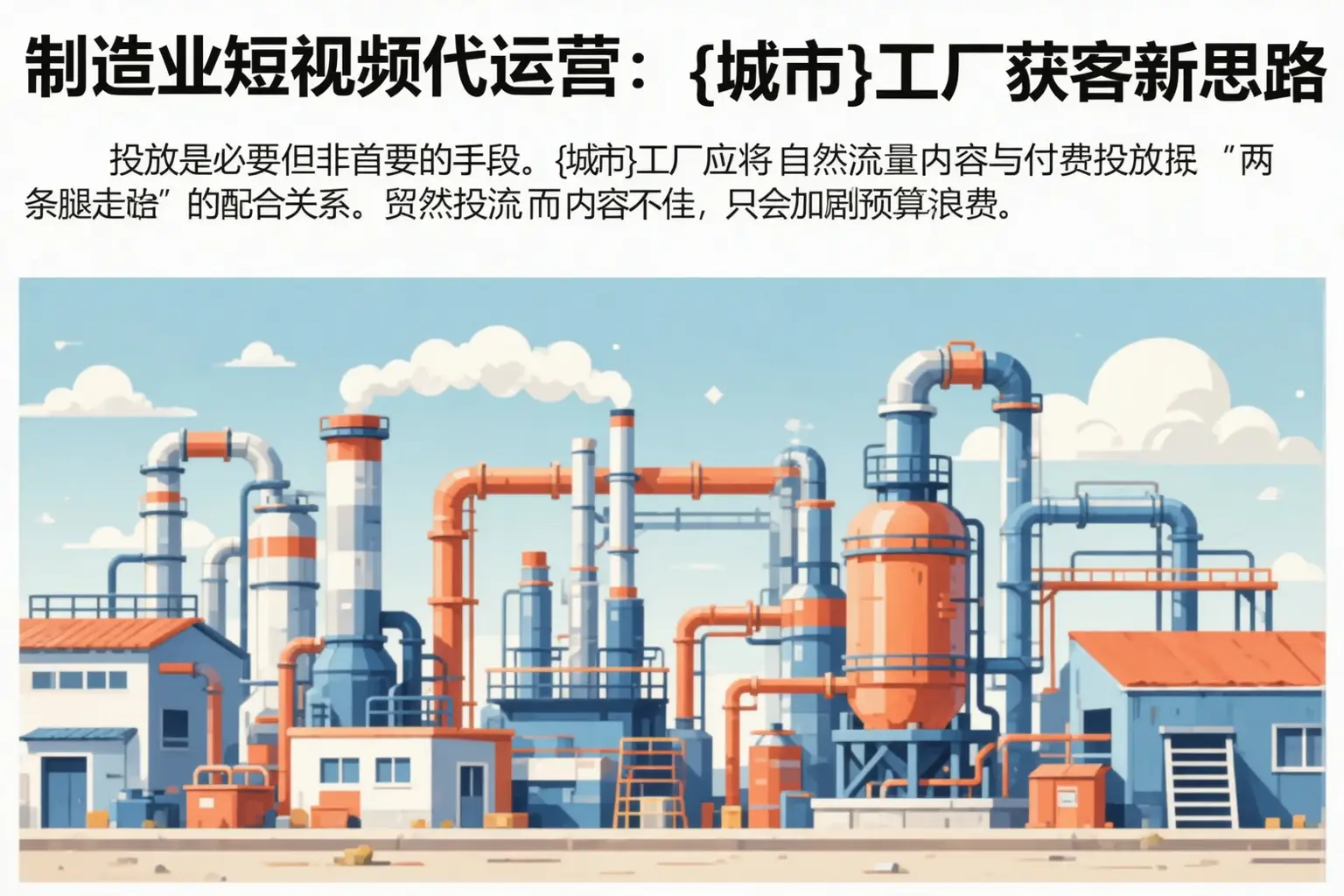 制造业短视频代运营：汝州工厂获客新思路